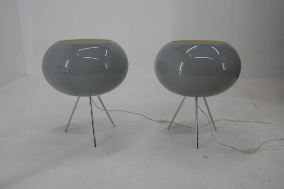 Image 1 of Moderne Italiaanse vloerlamp van glas en staal van Fontana Arte, jaren 2010
