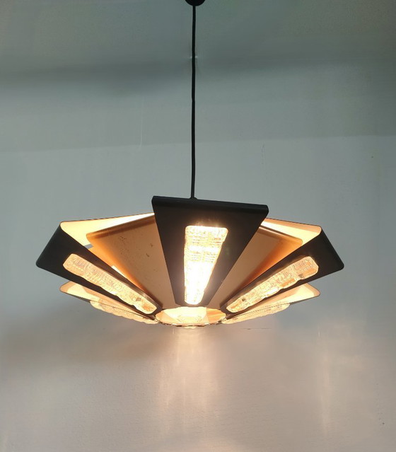 Image 1 of Lampada a sospensione di design danese degli anni '60 - modello P110 di Werner Schou - per Coronell Electric