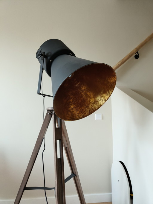 Industriële - stoere vloerlamp