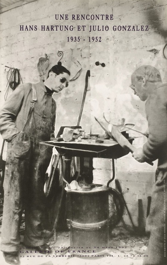 Image 1 of Julio GONZALEZ Expo 92 – Plakat der Galerie de France 1992