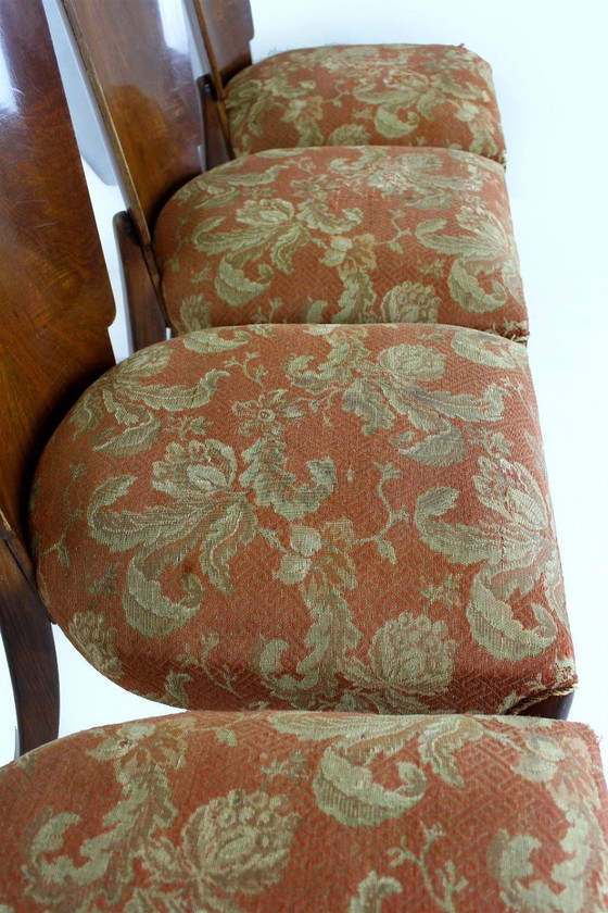 Image 1 of Sillas de comedor Art Déco H-214 de Jindrich Halabala para UP Závody, década de 1950, juego de 4