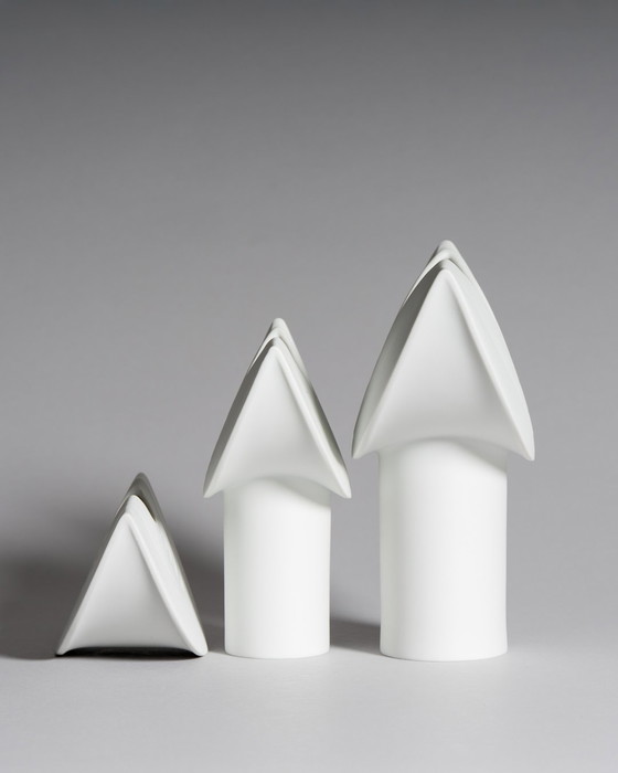 Image 1 of Ambrogio Pozzi for Rosenthal – Totem Vase Trio, Studio-Line, 1984