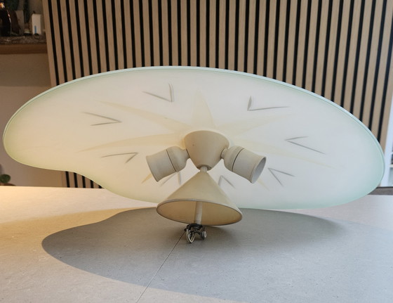 Image 1 of 3 lampade da soffitto vintage degli anni '50/'60