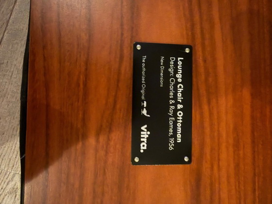 Image 1 of Vitra Eames Lounge Chair met Ottoman