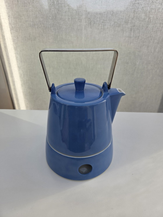 Image 1 of Arzberg Teapot with Warmer Light Blue