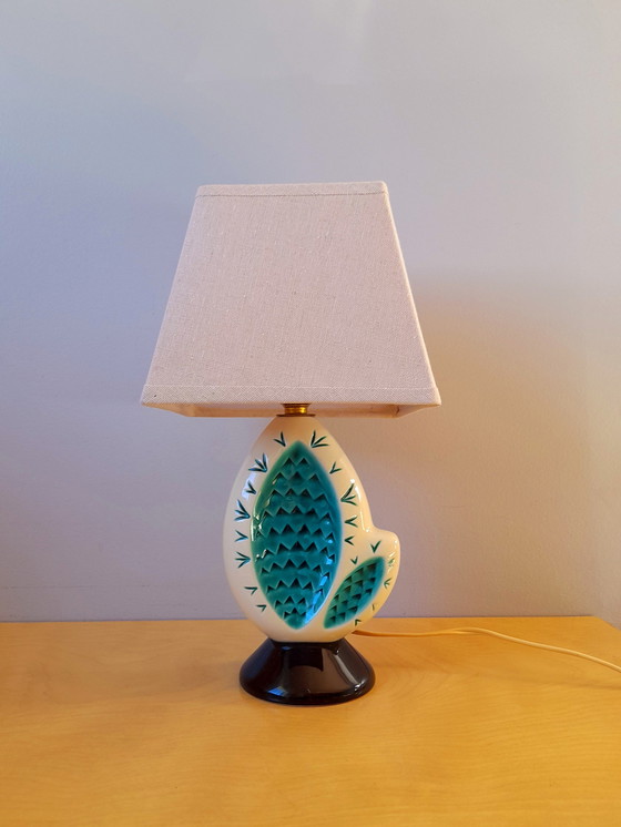 Image 1 of Kaktuslampe aus Steingut 1960