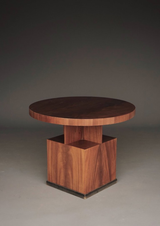 Image 1 of Geometrische salontafel of bijzettafel in art-decostijl, jaren 1930.