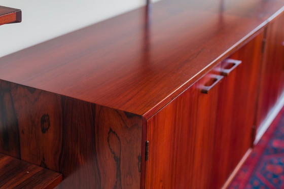 Image 1 of Modularer Wandschrank aus Palisanderholz von Kai Kristiansen für FM Møbler, 1960er Jahre