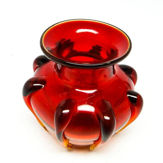 Image 1 of Postmodern Vase by Cracow Institut of Glass, designed by Jerzy Słuczan-Orkusz, Poland, 70s