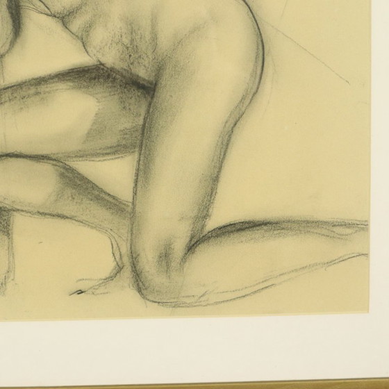 Image 1 of Kohlezeichnung einer nackten Frau