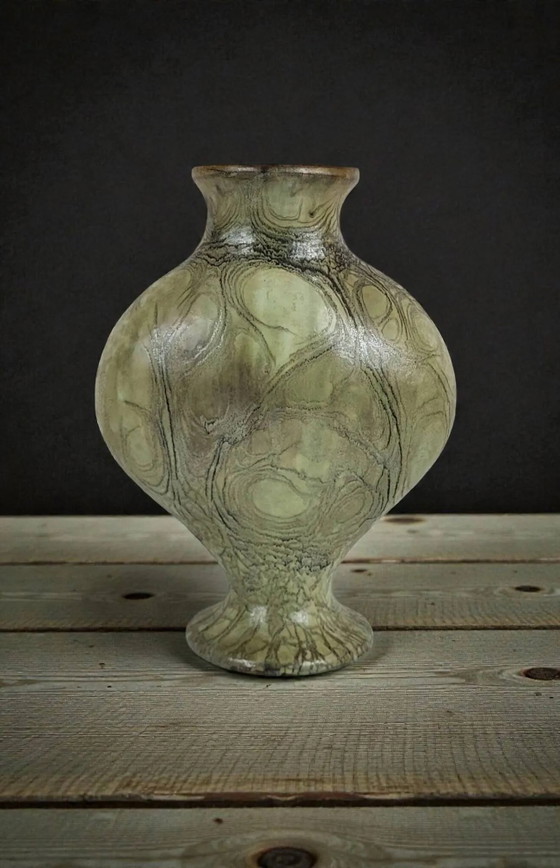 Steinzeugvase signiert Anne Marie Sybesma De Bay, auch bekannt als MIEP La Borne – Vasen, Porcelain (photo 6 of 11)