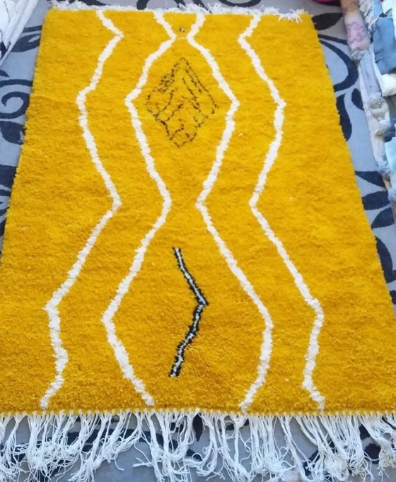 Image 1 of Tapis berbère en laine authentiek 200cmx150cm