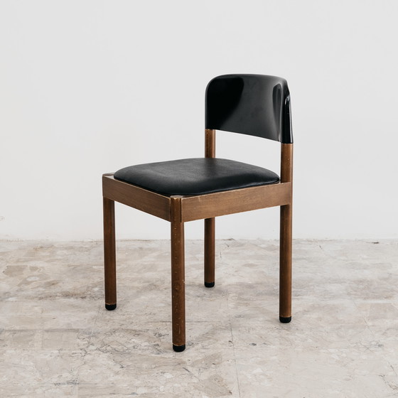 Image 1 of Set Da Pranzo 6 Sedie Piarotto Design Italy 1960’s Modernariato Vintage Chairs