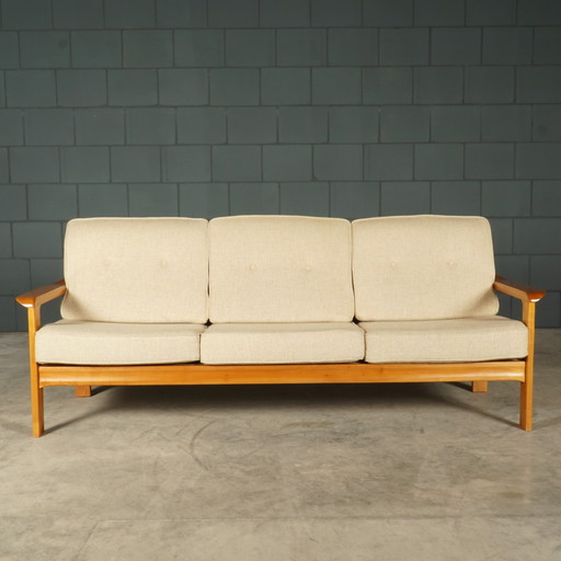 Vintage Danish Three-Seater Sofa - Walnut - 1960s