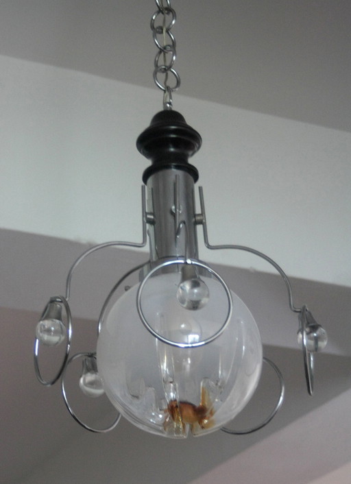 Vintage chandelier from the 70s, Italy