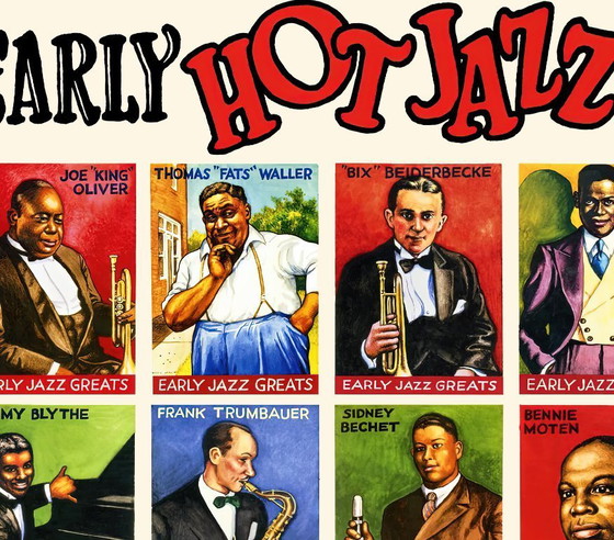 Robert Crumb - "Early Hot Jazz Greats" - Poster 50 x 70 cm – Paper (photo 5 of 7)