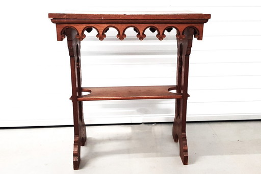 Oak side table