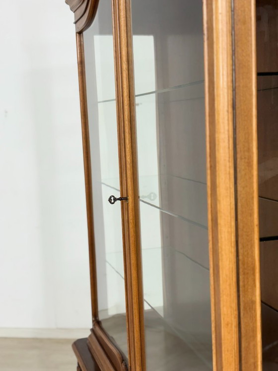 Image 1 of Vitrinekast in barokstijl / displaykast / Chippendale vitrinekast / vintage kast