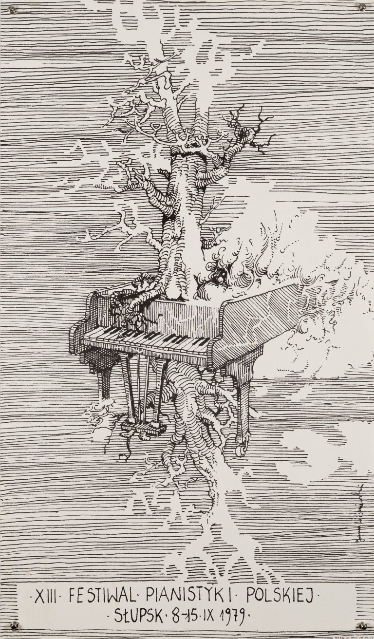 アート・デザイン・音楽 A collection of Antique print in Europe XIII Festiwal Pianistyki Polskiej 1979 – Original Vintage Music