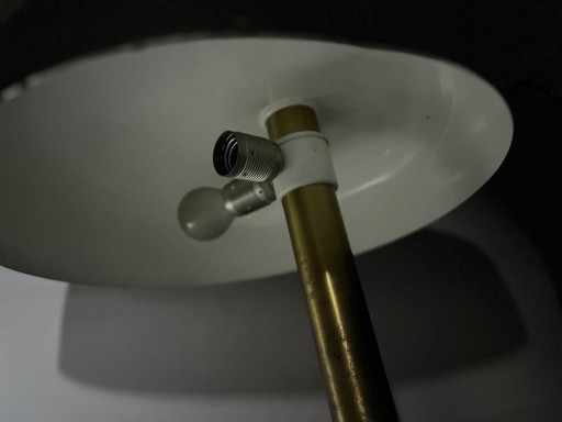 Vintage Brass Mushroom Lamp – Space Age – 1970s