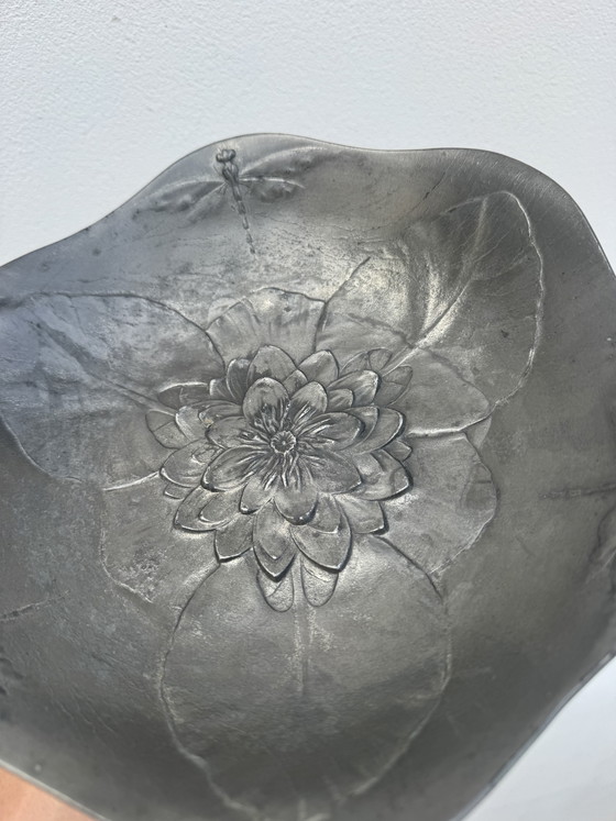 Art Nouveau Pewter Bowl Kayserzinn – Decorative Objects, Metal (photo 9 of 11)