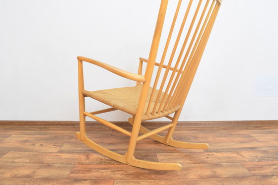 Image 1 of Mid-Century Schaukelstuhl von Hans Wegner für Frederica, 1970er Jahre.