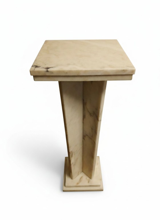 Image 1 of Marble column / pedestal - Art Deco - ca. 1930-1950