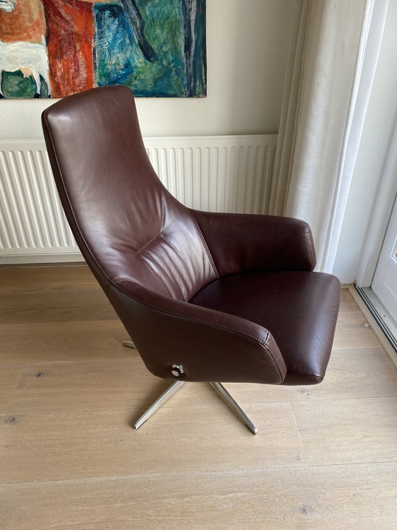 Image 1 of 1x Gealux, Modell Pearl Lederdrehsessel