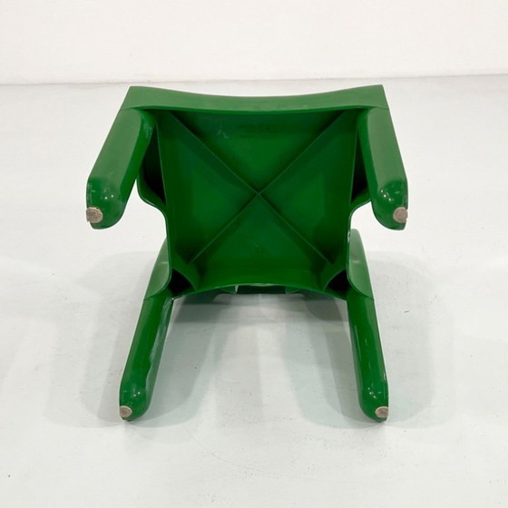Image 1 of Sedia Universale modello 4868 verde di Joe Colombo per Kartell, anni '70