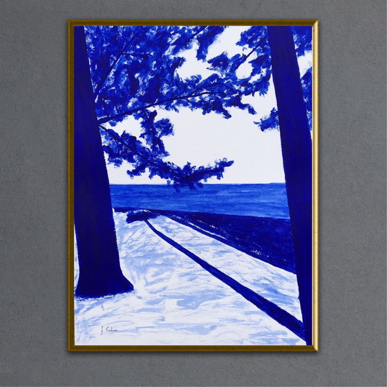 Image 1 of Acrylic on Hahnemühle 325g white paper. Size 40x30cm.