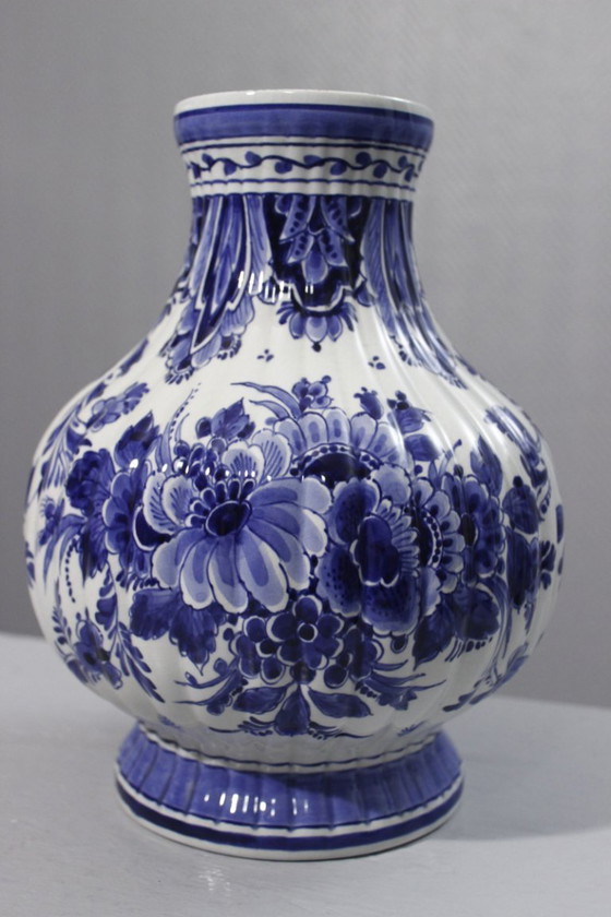 Image 1 of Große Vase/Lampenfuß von Royal Delft, Code CG 1962, Holland