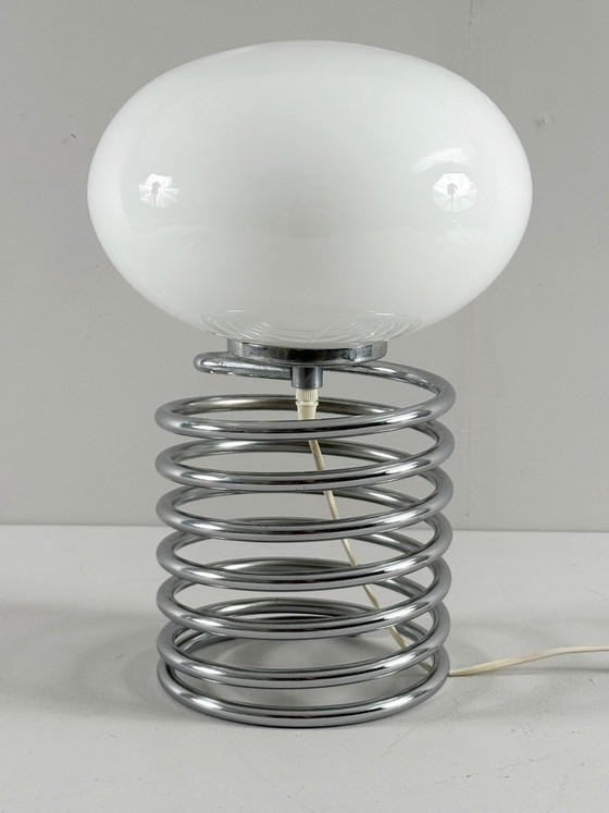 Image 1 of INGO MAURER. per Honsel, lampada da tavolo a spirale, Germania, anni '70