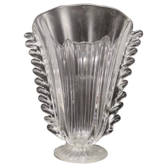 Vaso in vetro di Murano italiano di metà secolo, Barovier&Toso, 1940 – Vasi, Crystal, Murano Glass (photo 6 of 28)