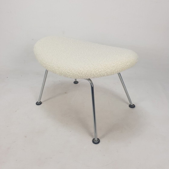 Image 1 of Fauteuil et ottoman vintage par Pierre Paulin pour Artifort, 1980