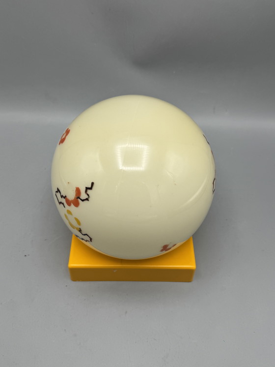 Image 1 of Tafellamp met bloemendecor