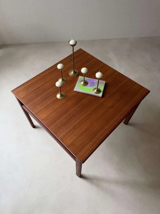 Image 1 of Table basse en teck d'Alf Svensson, design du milieu du siècle des années 1960
