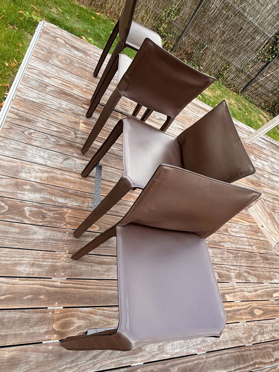 Image 1 of 4 chaises Cassina CAB410 - par Mario Bellini