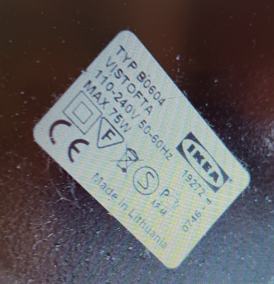 Image 1 of Vintage Ikea Vistofta Vloerlampen Jaren '80