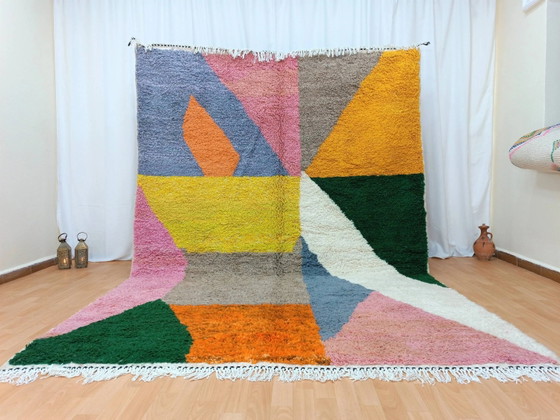 Alfombra bereber de lana hecha a mano 3 x 2 m – Wool (photo 2 of 11)