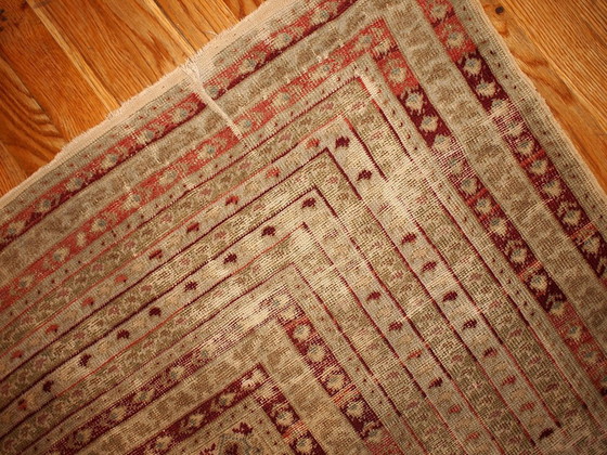 Image 1 of Handmade antique Turkish Ghurdes prayer rug 4.10' x 7.3' (152cm x 222cm) 1870s - 1B427