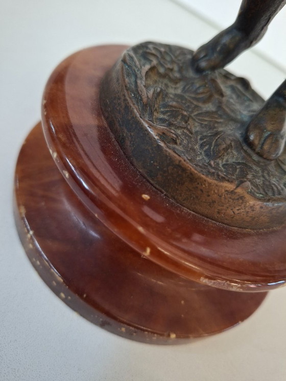 Image 1 of Scultura in Bronzo "Il Giovane Pifferaio"