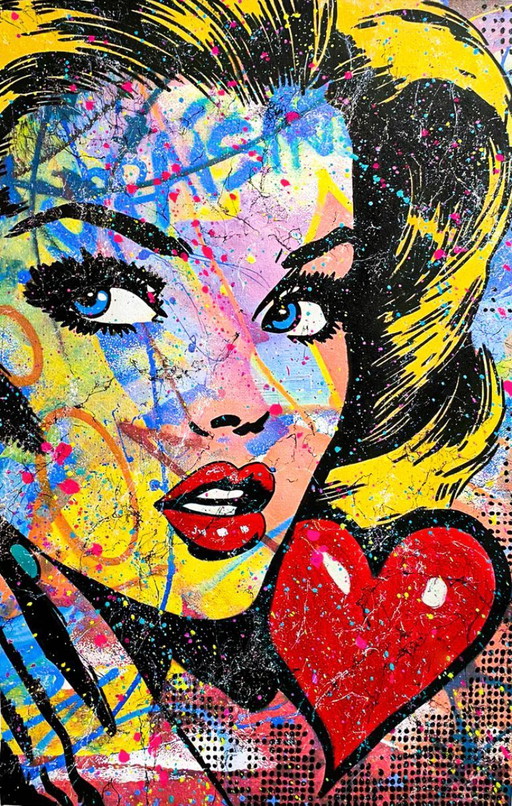 GONGAS - Upraising - Lithographie d'Artiste encadrée