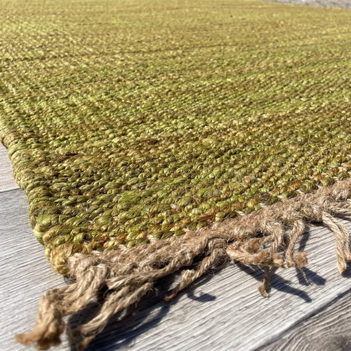 Brinker Carpets Festival Jute Slam Green Vloerkleed - 200x290cm