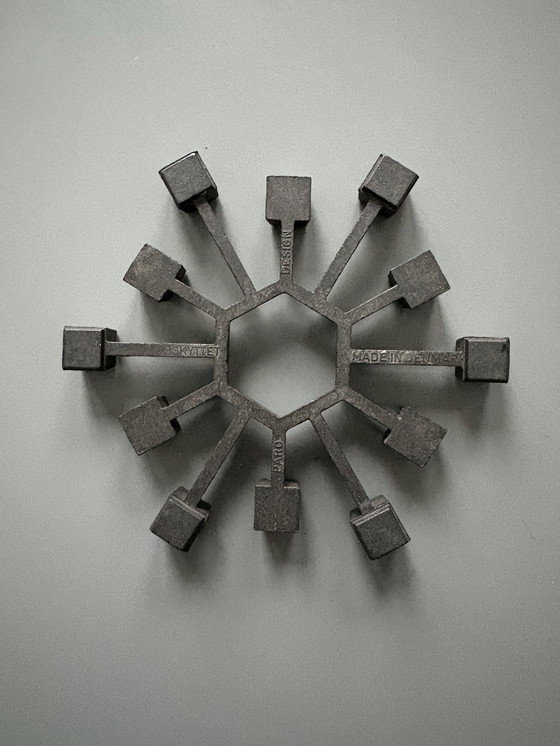 Image 1 of Danish Design 1960s cast iron candlestick