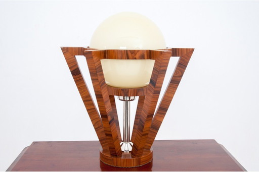 Lampe Art Déco, Pologne, années 1950.
