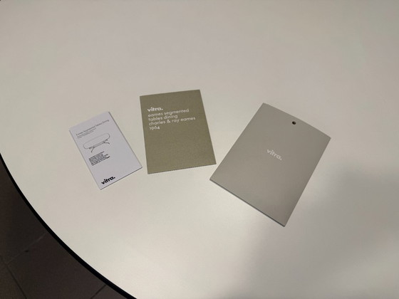 Vitra | Eames | Contract Table 130 cm | Bianco & Cromo | 1 pezzo – Tavoli da pranzo, Metallo, Plastica (photo 6 of 6)