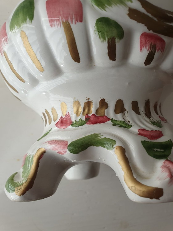 Image 1 of Grande vaso Capodimonte, porcellana italiana 30 cm