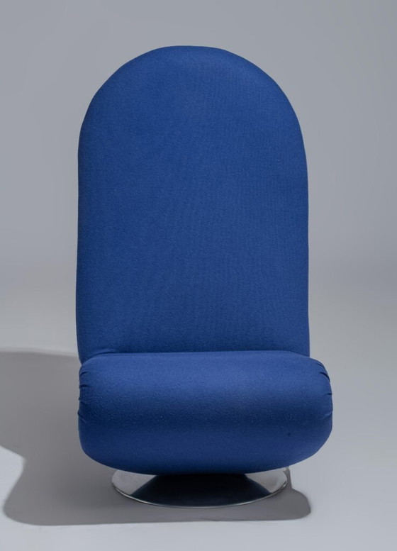 Verner Panton sedia con schienale alto – Fritz Hansen, Poltrone relax, Alluminio, polished steel (photo 7 of 7)