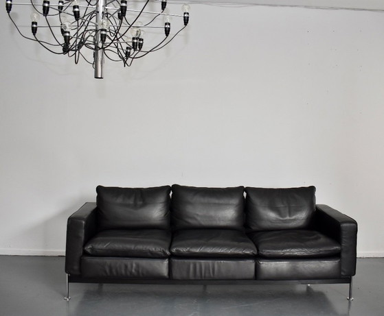 Magnifique canapé design De Sede Robert Haussmann 302 – Canapés 3 places, Metal, Leather (photo 17 of 17)