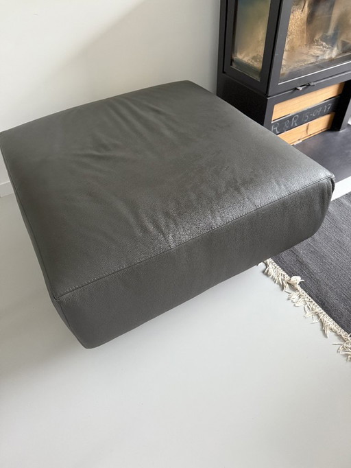 Tabouret Montel Multi Plus - Cuir anthracite